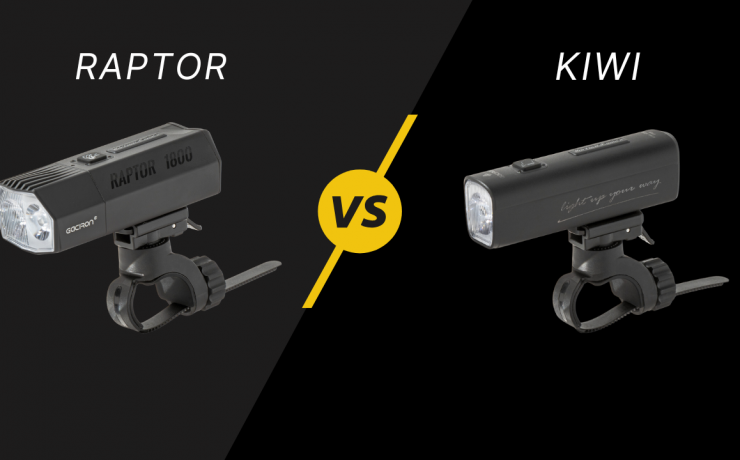 長時間使えるRaptor vs 軽量なKIWI【人気フロントライトの比較ポイント解説】