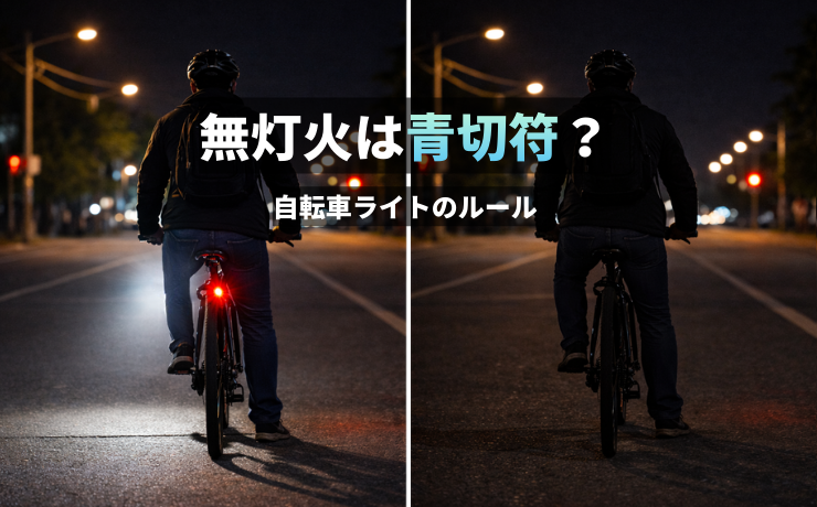 自転車の無灯火は青切符？ライトのルールを解説 ｜Gaciron（ガシロン）